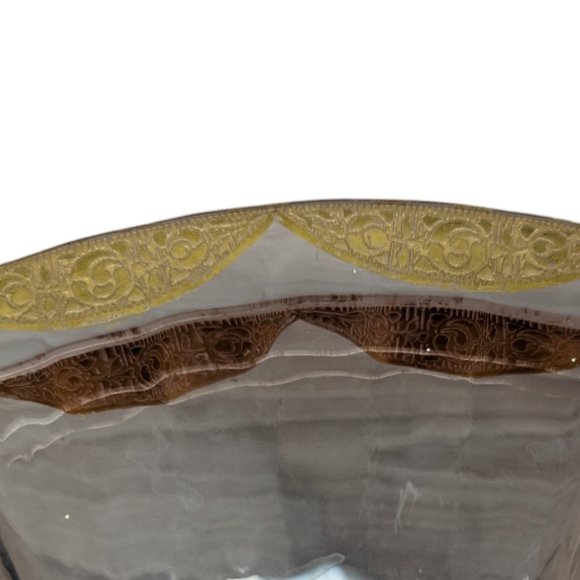 Vintage Depression Pink Glass Fan Shaped Flower Vase - Picture 3 of 9